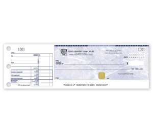 1 per page Security Cheques