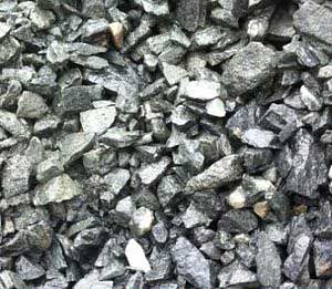 1⁄4” Down Black Granite Stones