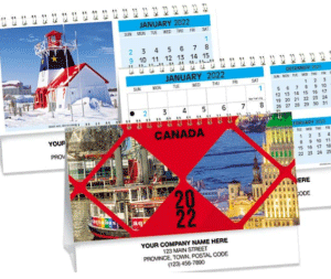 Bilingual Desk Calendar - Canadian Scenes