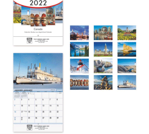Canada Wall Calendar - Bilingual