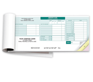 Deposit Slip Book
