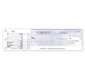 One-to-a-page Cheques