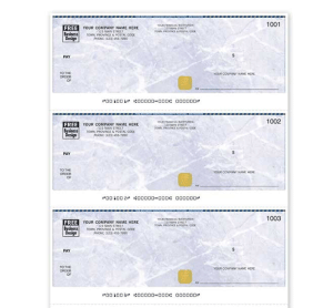 Security 3-to-a-page Cheque