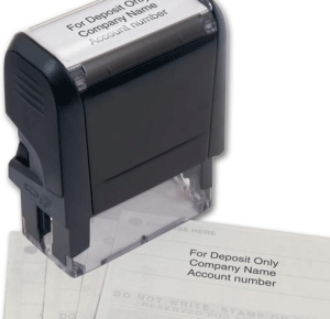 Self Inking Endorsement Stamp