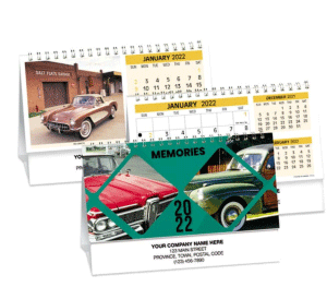 Spiral Desk Calendar - Memories