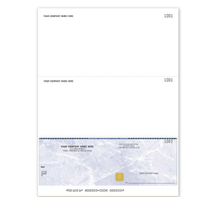 Security Laser Bottom Cheque