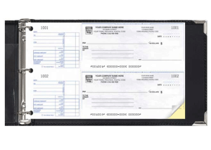W440 Cheque & W4437 Binder