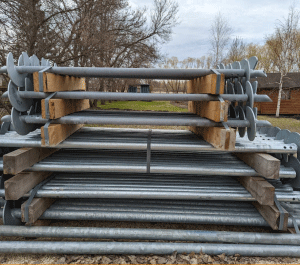 5000 LBS Helical Piles -Painted
