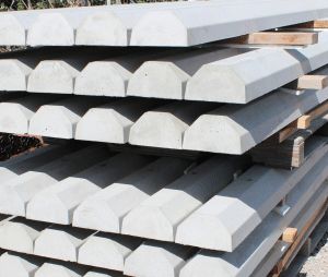 Precast-concrete-parking-curbs (Set of 5)
